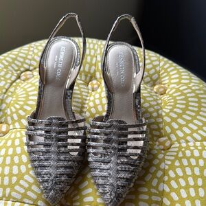 Kenneth Cole Women's Gray Slingback Shoes